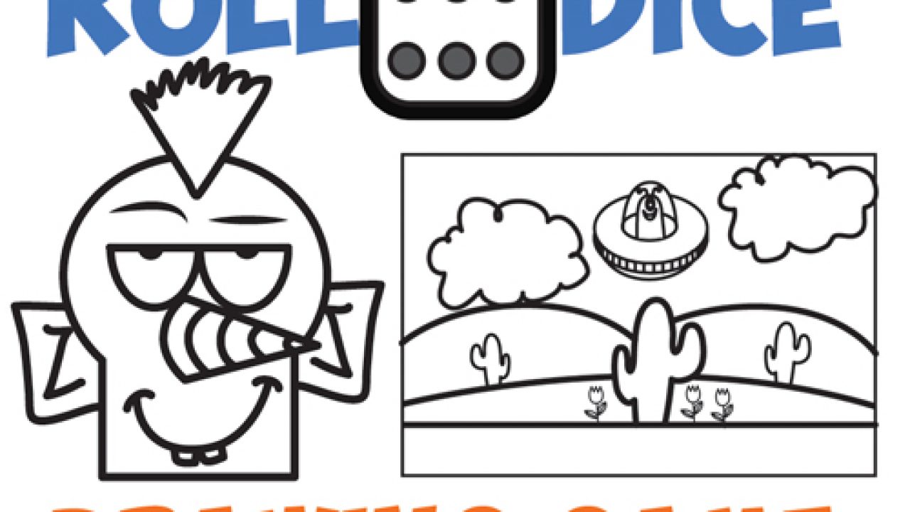 Drawing Games for Kids : Roll the Dice Drawing Game - How to Draw Step by  Step Drawing Tutorials