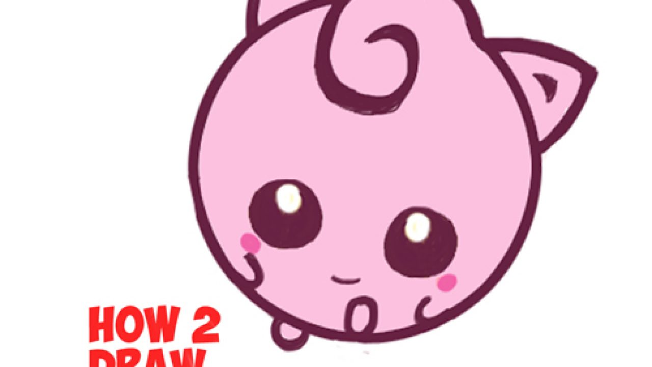 How to Draw Jigglypuff Pokemon  YouTube