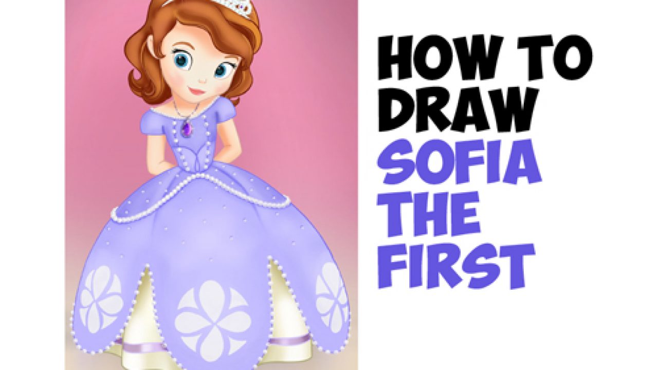How To Draw Sofia From Sofia The First Easy Step By Step Drawing Tutorial How To Draw Step By Step Drawing Tutorials