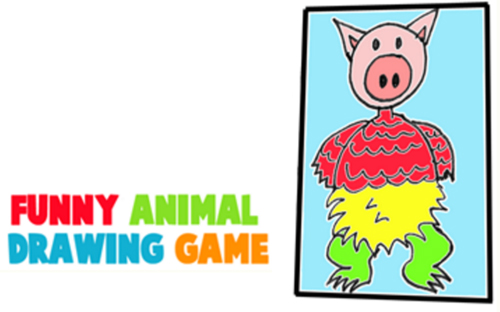 Create Silly Animals and Creatures with this Fun Family Drawing Game (Fun for Children)