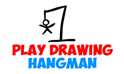 Play Drawing Hangman with these Free Drawing Hangman Sheets from Our Drawing Games Book