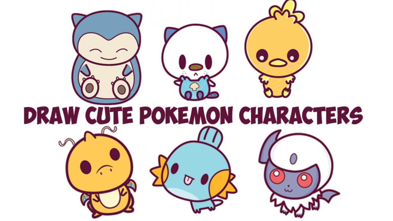 How to Draw Cute Baby Chibi Pokemons - Huge Kawaii Pokemon ...