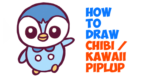 How to Draw Chibi / Kawaii Piplup