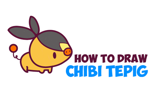 How to Draw Chibi / Kawaii Tepig