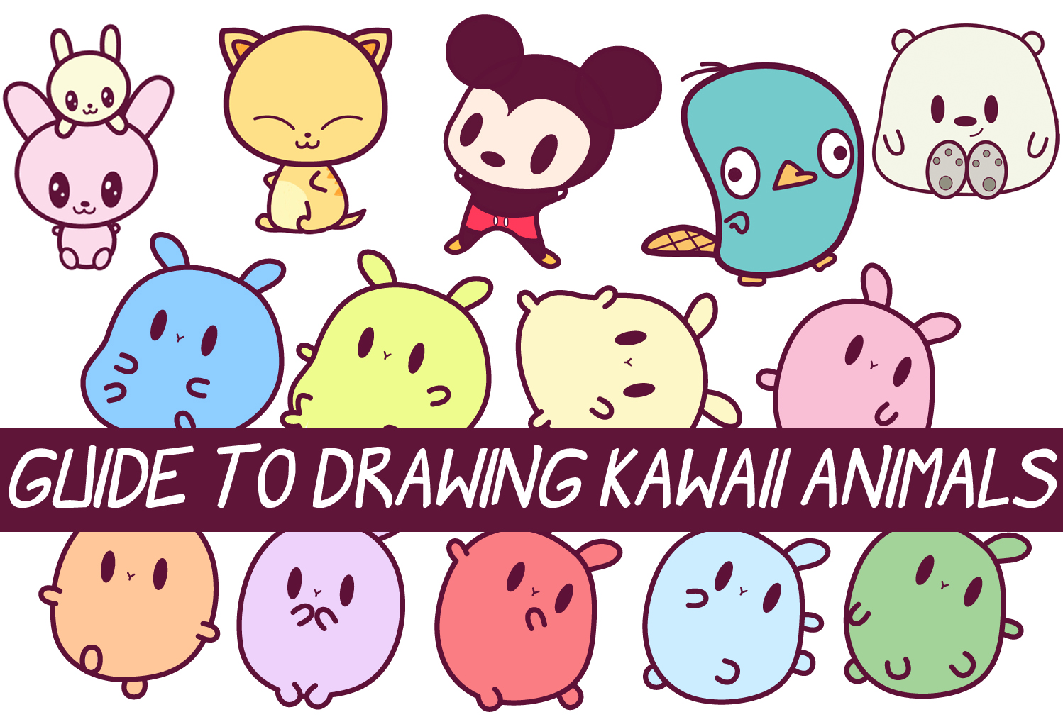 Easy Guide To Drawing Kawaii Characters Part 2 How To Draw Kawaii