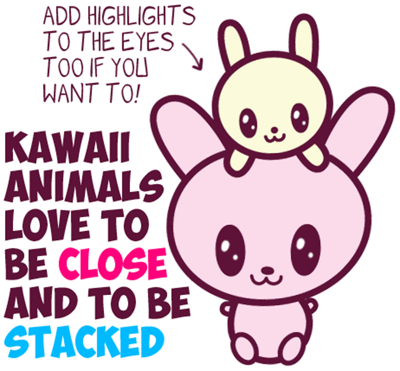 Kawaii Animals Love to Cuddle, Snuggle, and to be Stacked on Top of Each Other