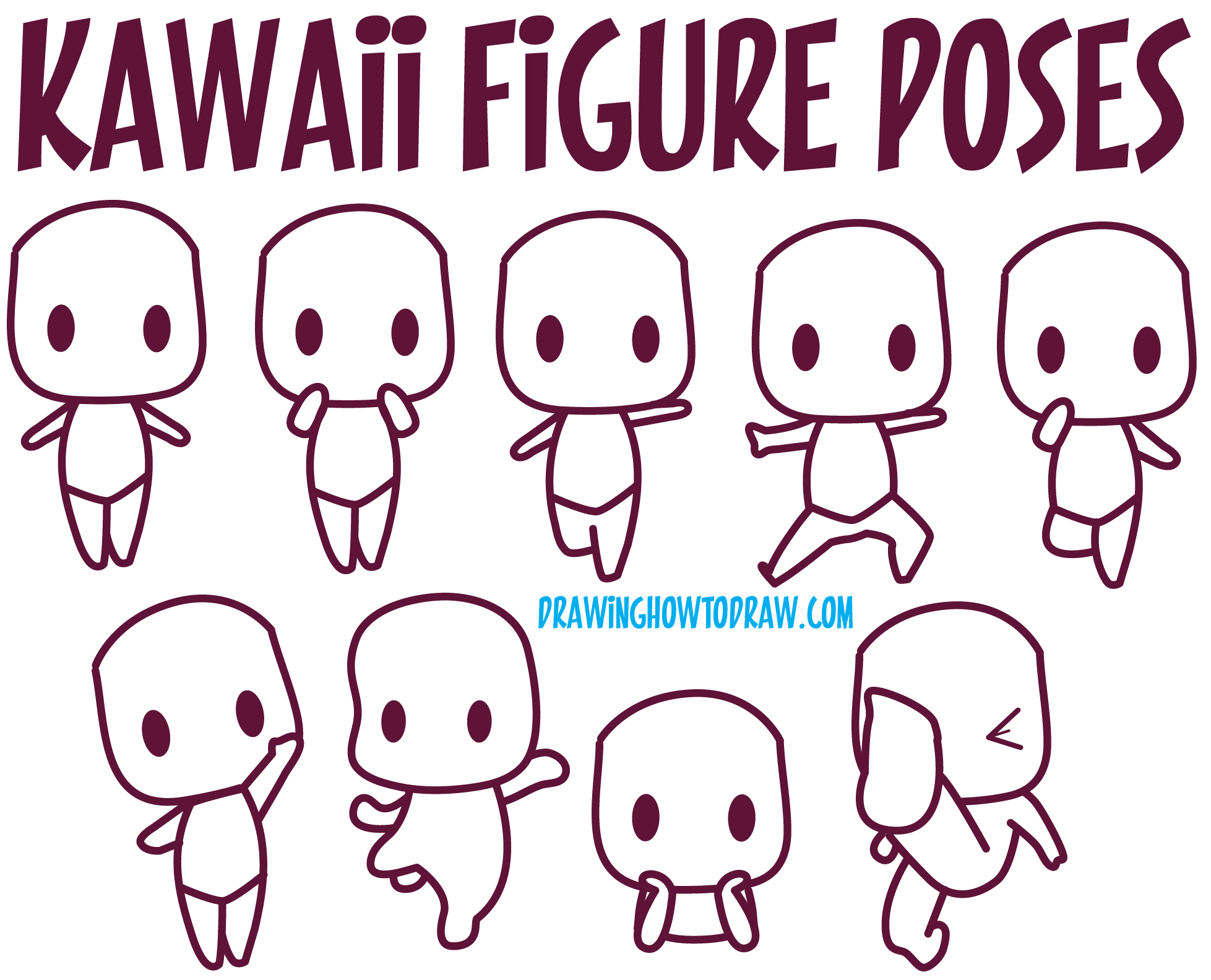 Chibi Poses 12 by xXFF7xYaoixX on DeviantArt