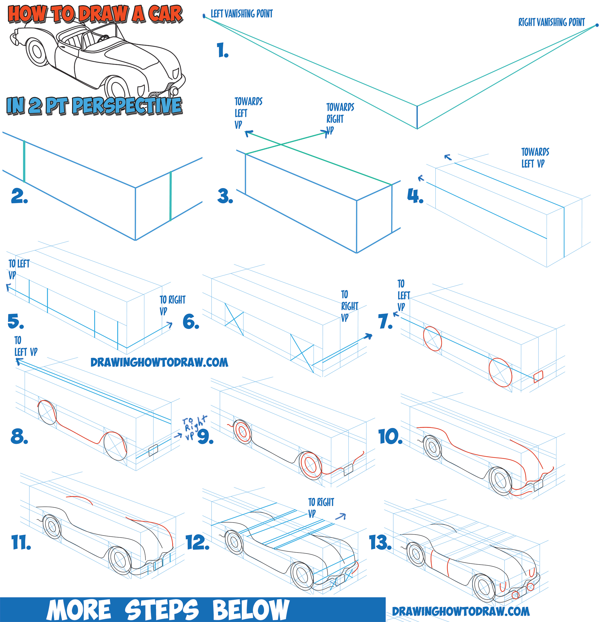 Draw - 2-point perspective drawing: a tutorial