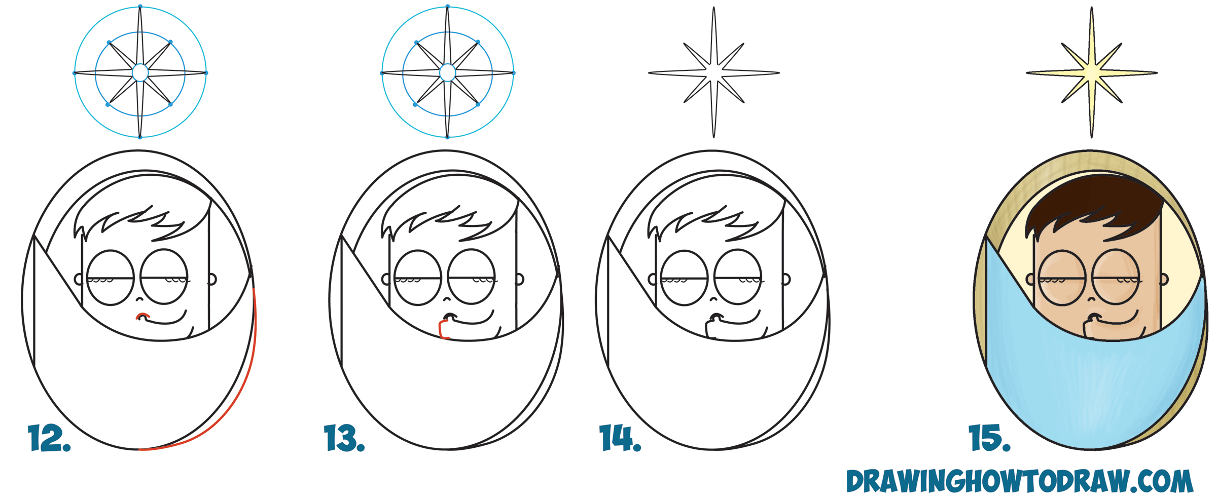 Featured image of post How To Draw Baby Jesus This lesson on how to draw baby jesus is probably one of my favorites so far