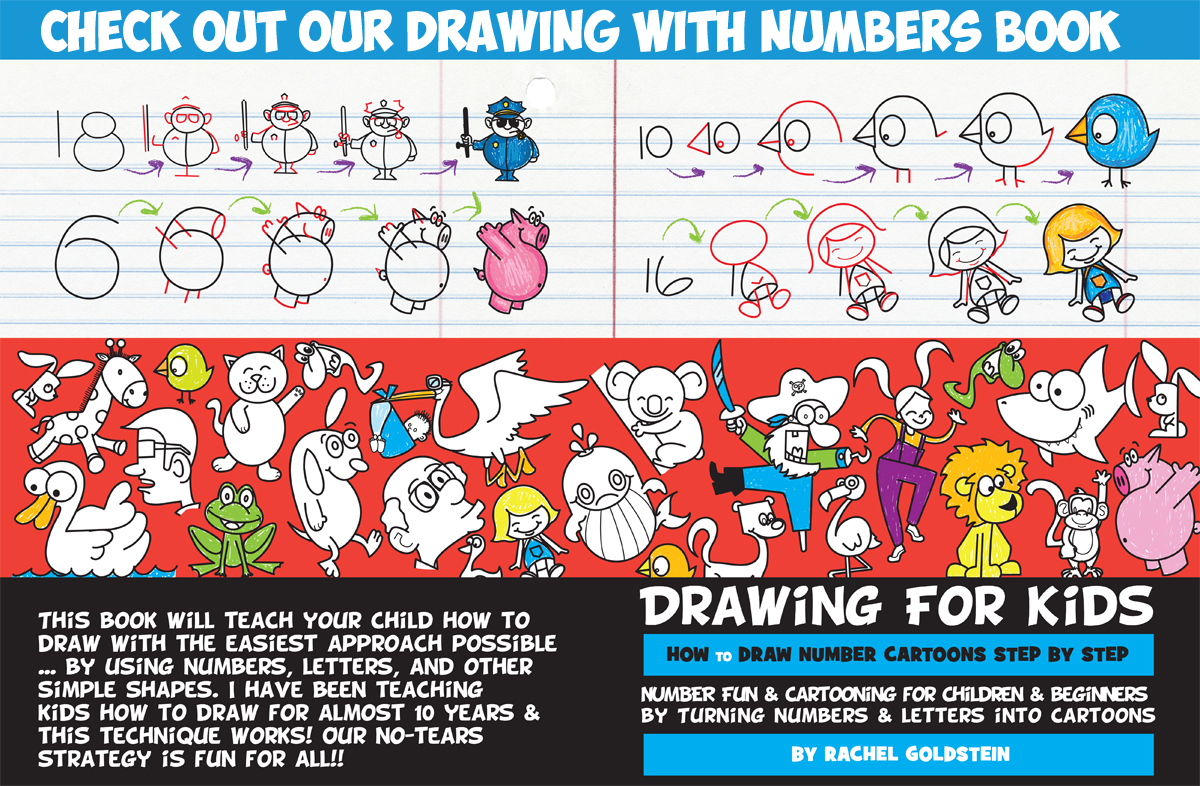 drawing with numbers book for kids