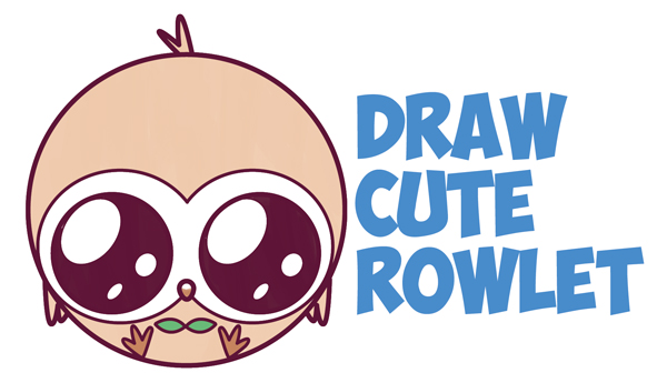 how to draw a cute baby owl