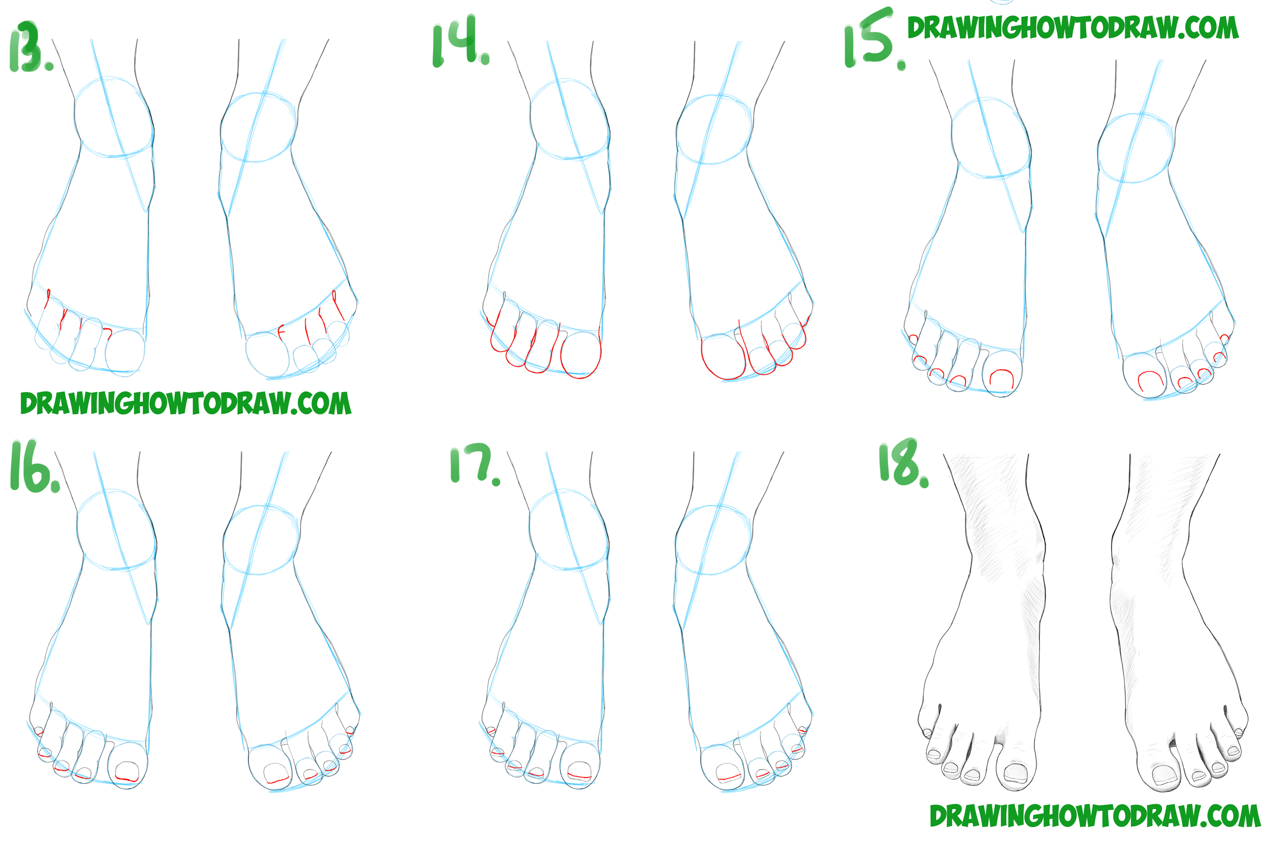 How To Draw Anime Feet Easy Step By Step Tutorial - vrogue.co