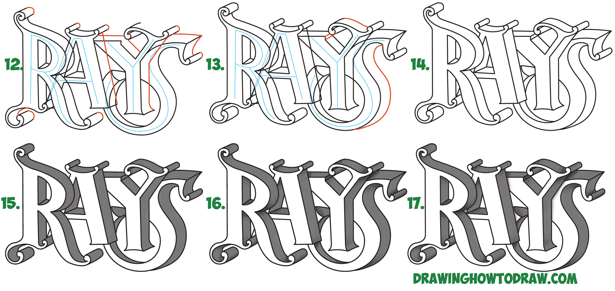 Fancy Letter I: Draw Your Own Fancy Letter I In 6 Easy Steps