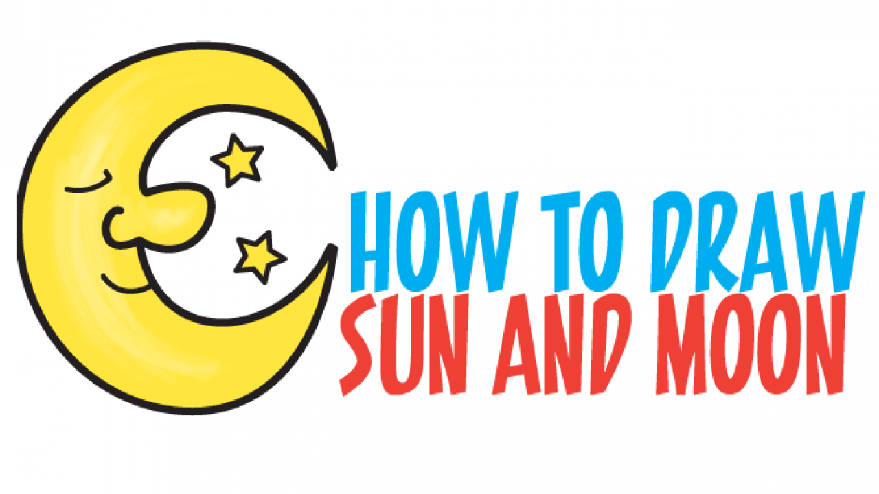 How to Draw a Cartoon Moon and Stars Easy Step by Step Drawing Tutorial for  Kids & Beginners - How to Draw Step by Step Drawing Tutorials