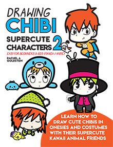 how to draw cute chibis with costumes book 2