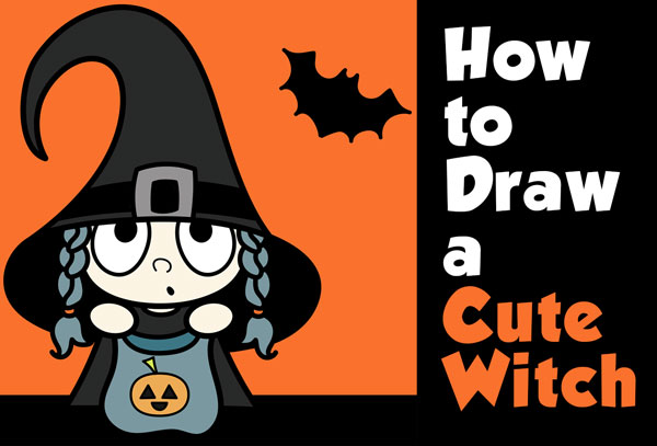 How to Draw Cute Halloween Stuff - Drawing Cartoon Animation