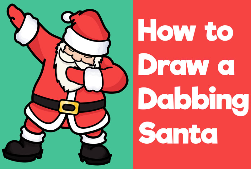 How to draw a christmas landscape