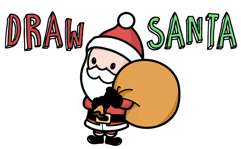 How To Draw Santa Archives How To Draw Step By Step