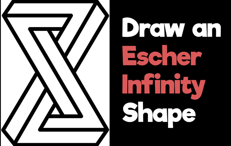 How to Draw a Cool Impossible Shape (Escher / Infinity ...