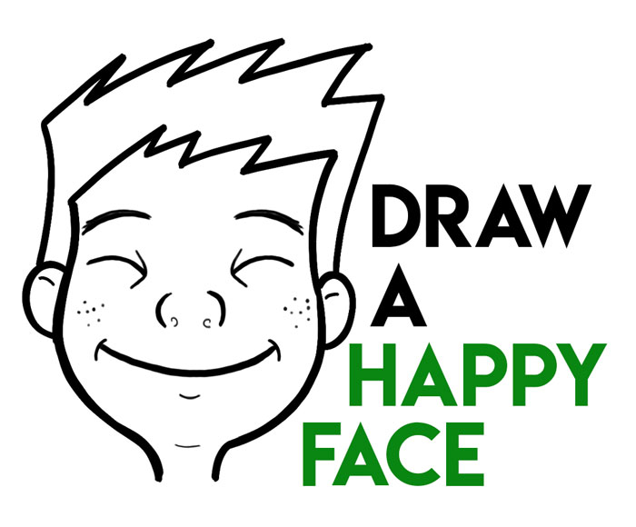 happy cartoon face