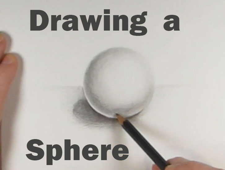 how to draw a sphere or ball with shading graphite pencils step by step drawing tutorial