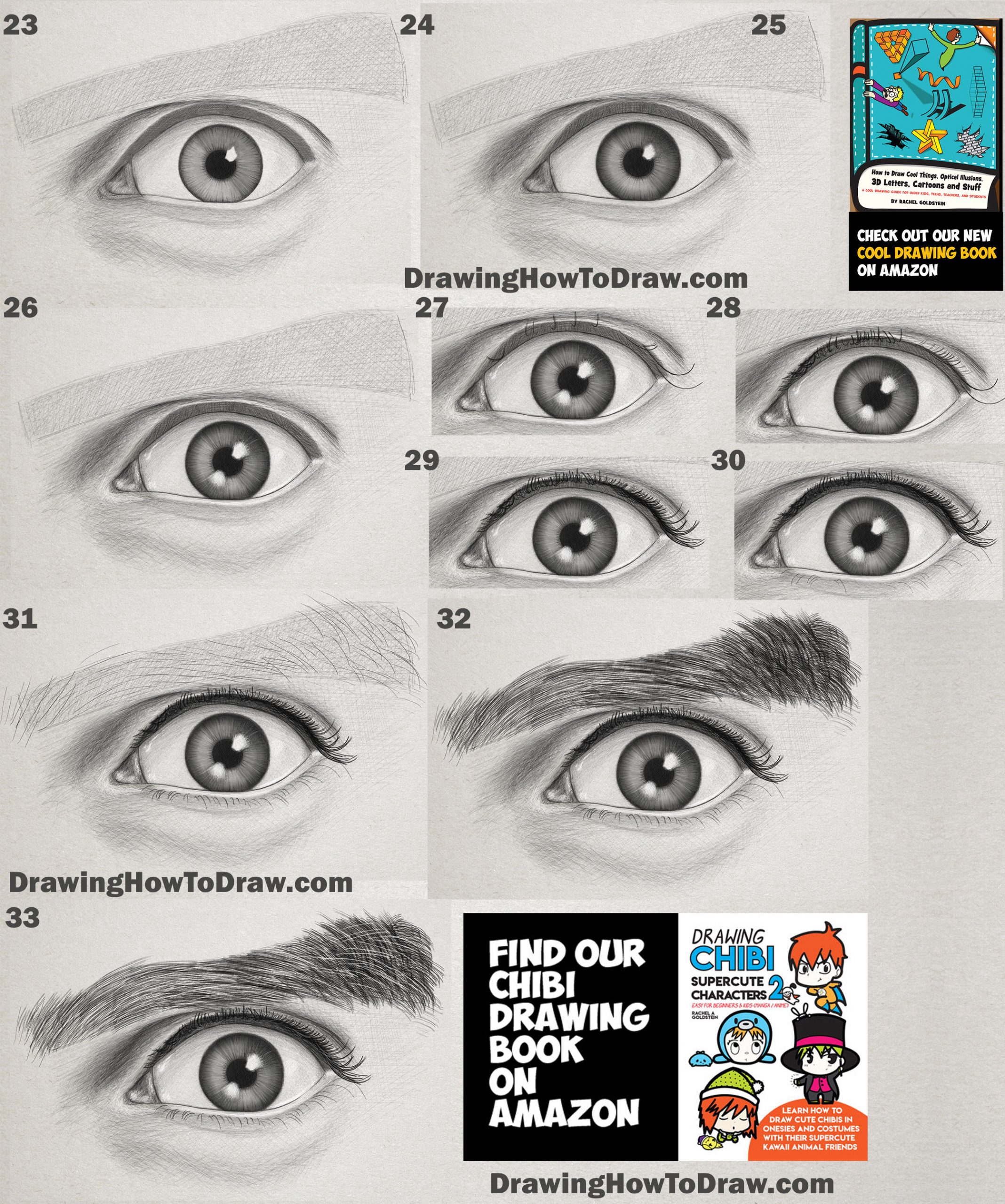 How To Draw An Eye Realistic Mans Eye Step By Step Drawing