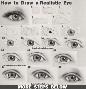 How to Draw an Eye (Realistic Female Eye) Step by Step Drawing Tutorial ...