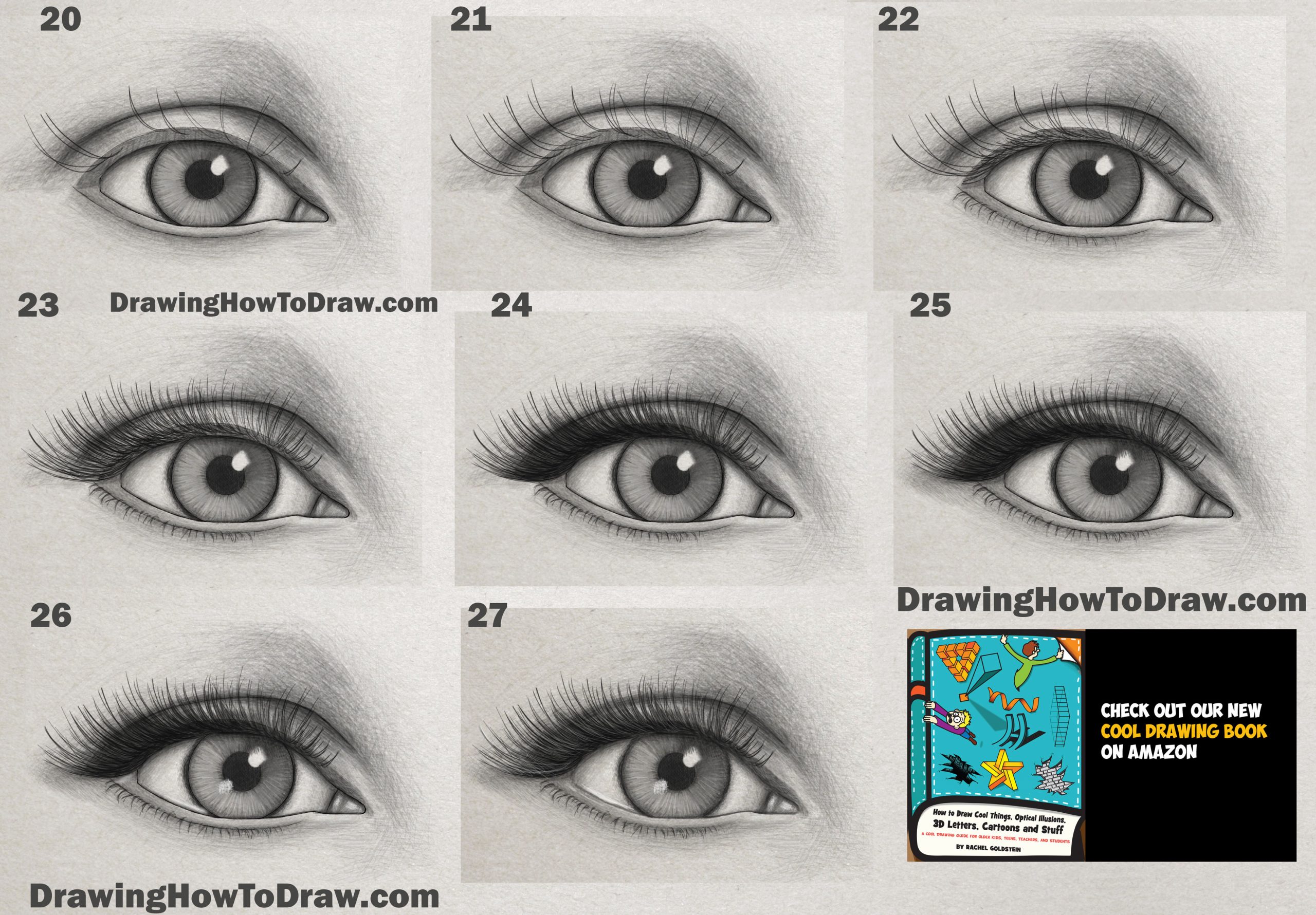 Pencil Drawing Eyes Step By Step