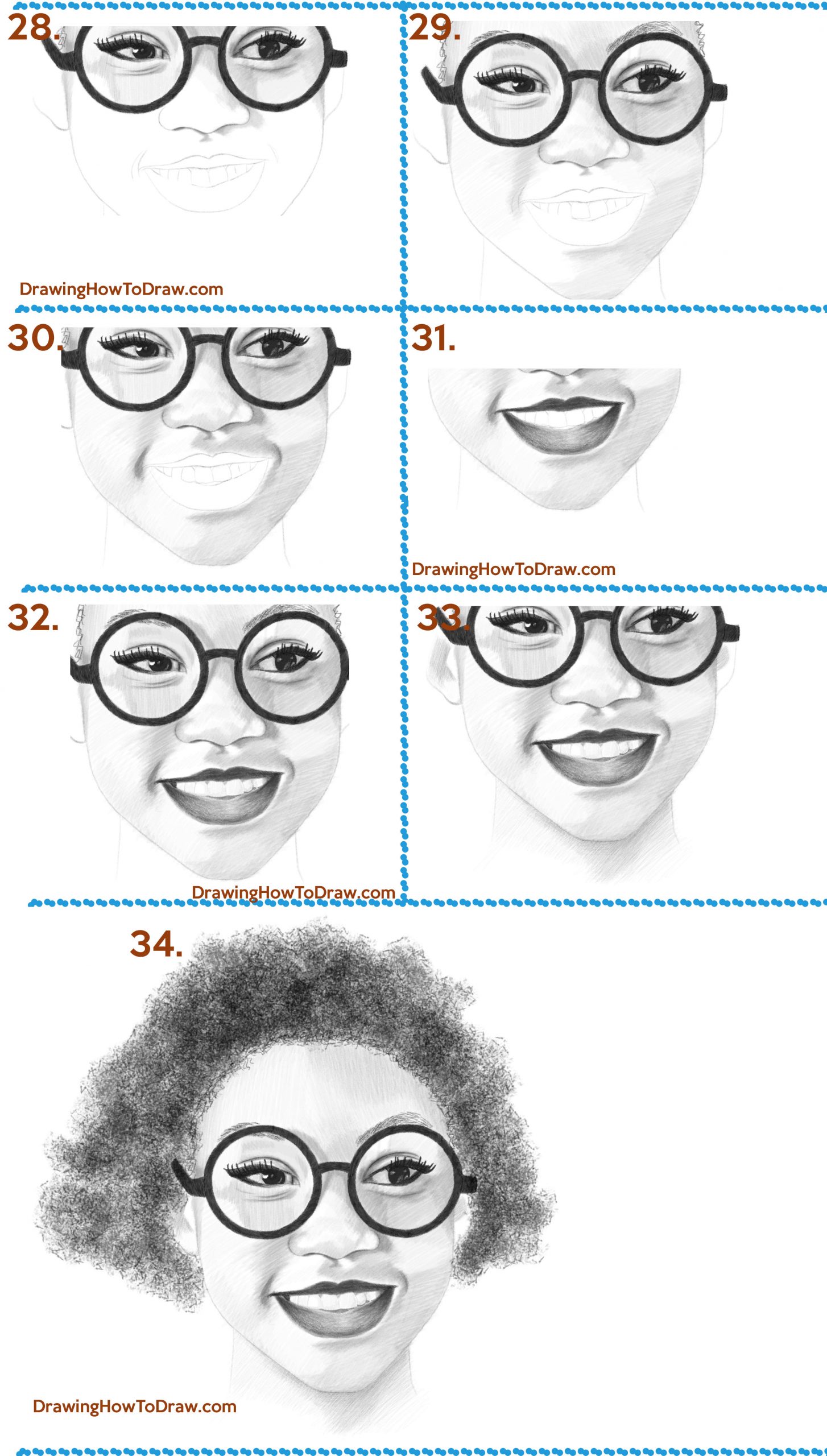 How to draw a black woman with an afro drawing tutorial easy