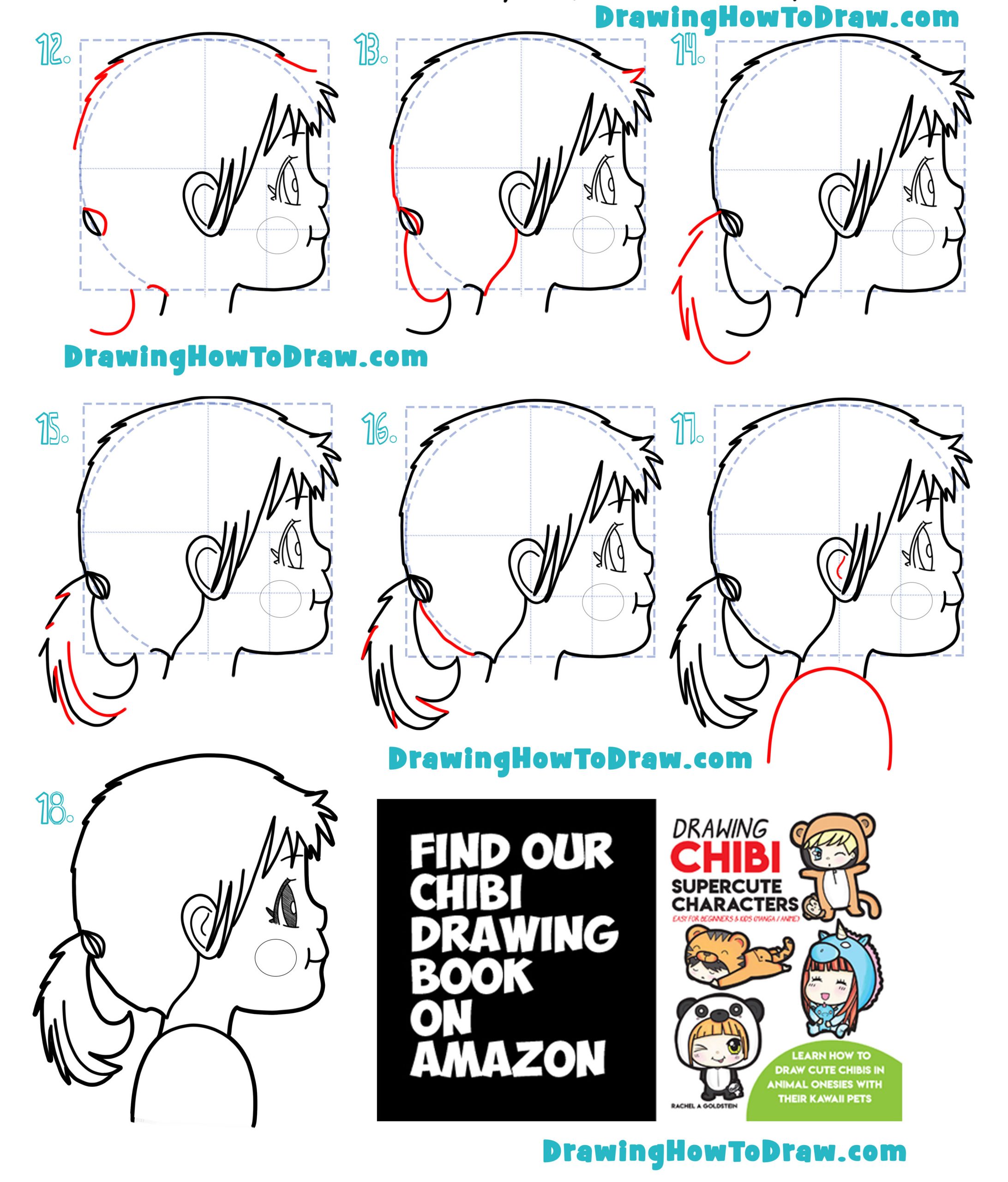 How To Draw An Anime Kid, Step by Step, Drawing Guide, by Dawn