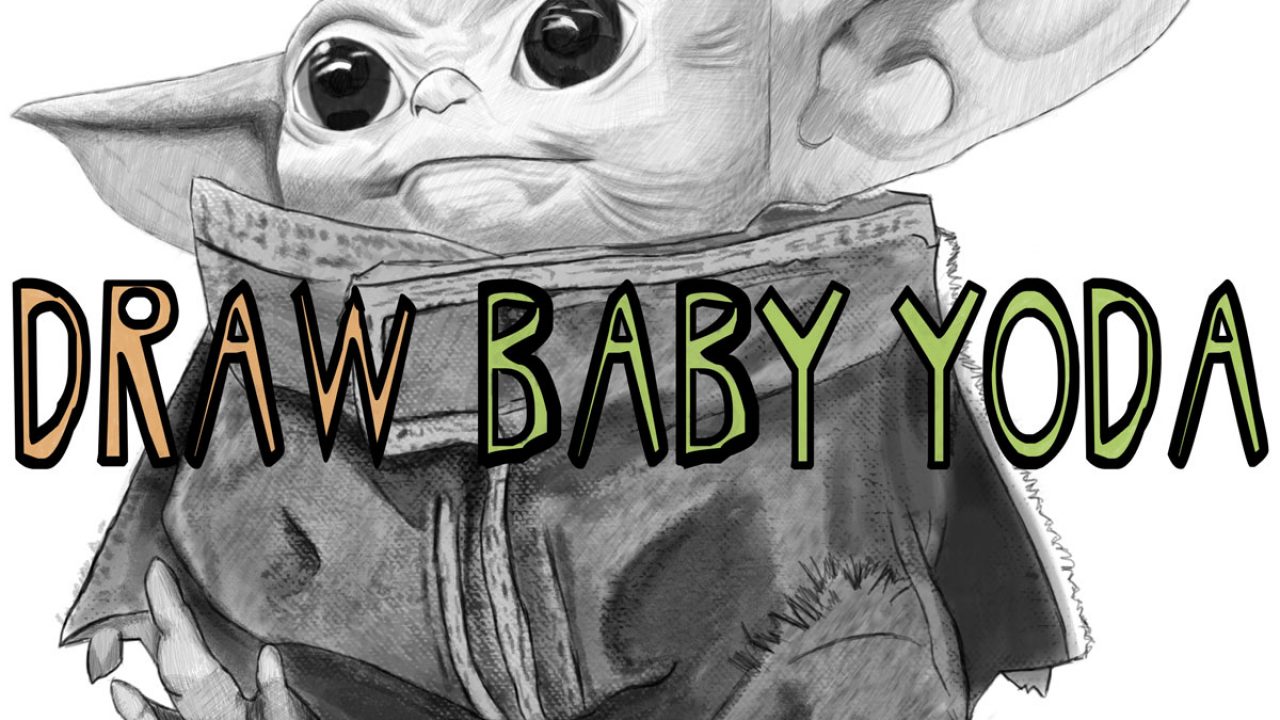 How To Draw Baby Yoda From The Mandalorian Realistic Easy Step By Step Drawing Tutorial How To Draw Step By Step Drawing Tutorials