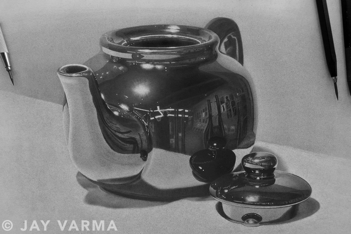 New-Teapot-jay-varma-graphite-pencil