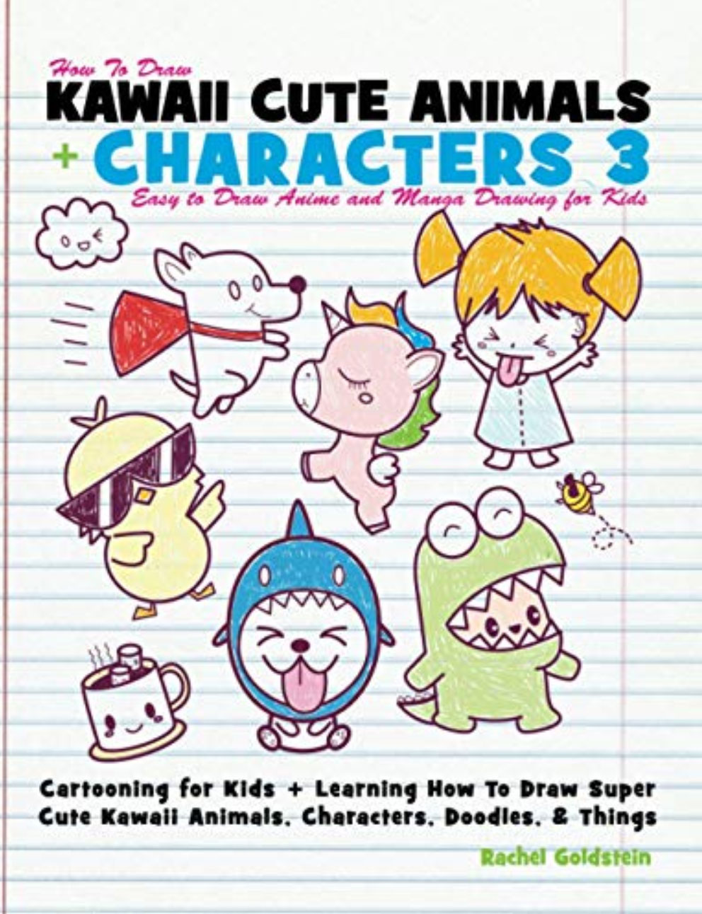 How to draw kawaii cute kawaii characters step by step drawing book for kids chibi