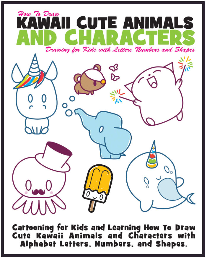 Drawing for Kids Book - How to draw kawaii supercute chibi kawaii characters