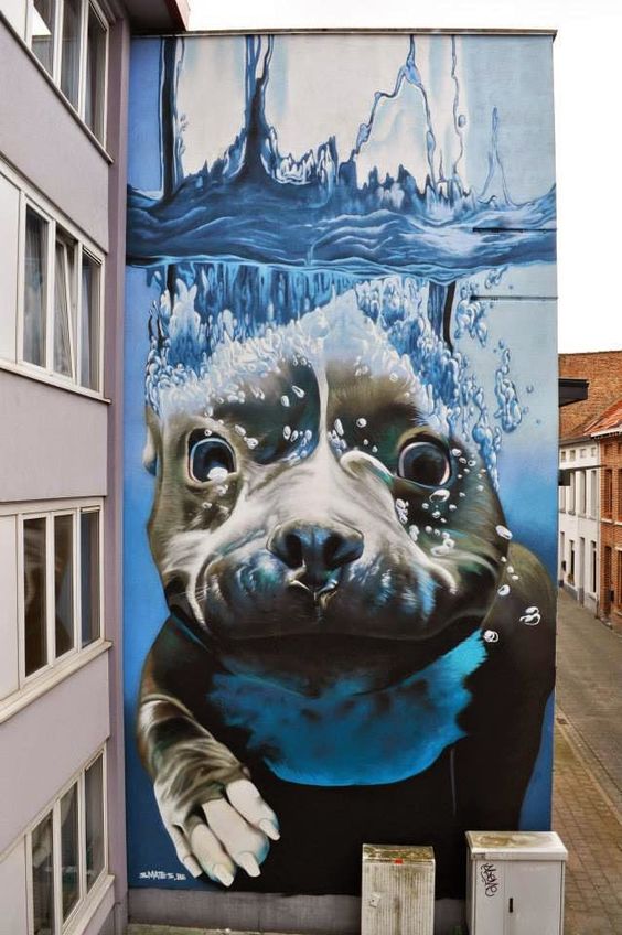impressive mural by Bart Smeets