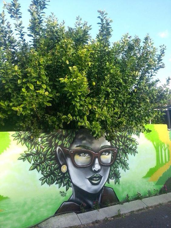 Lemon Tree Girl Mural