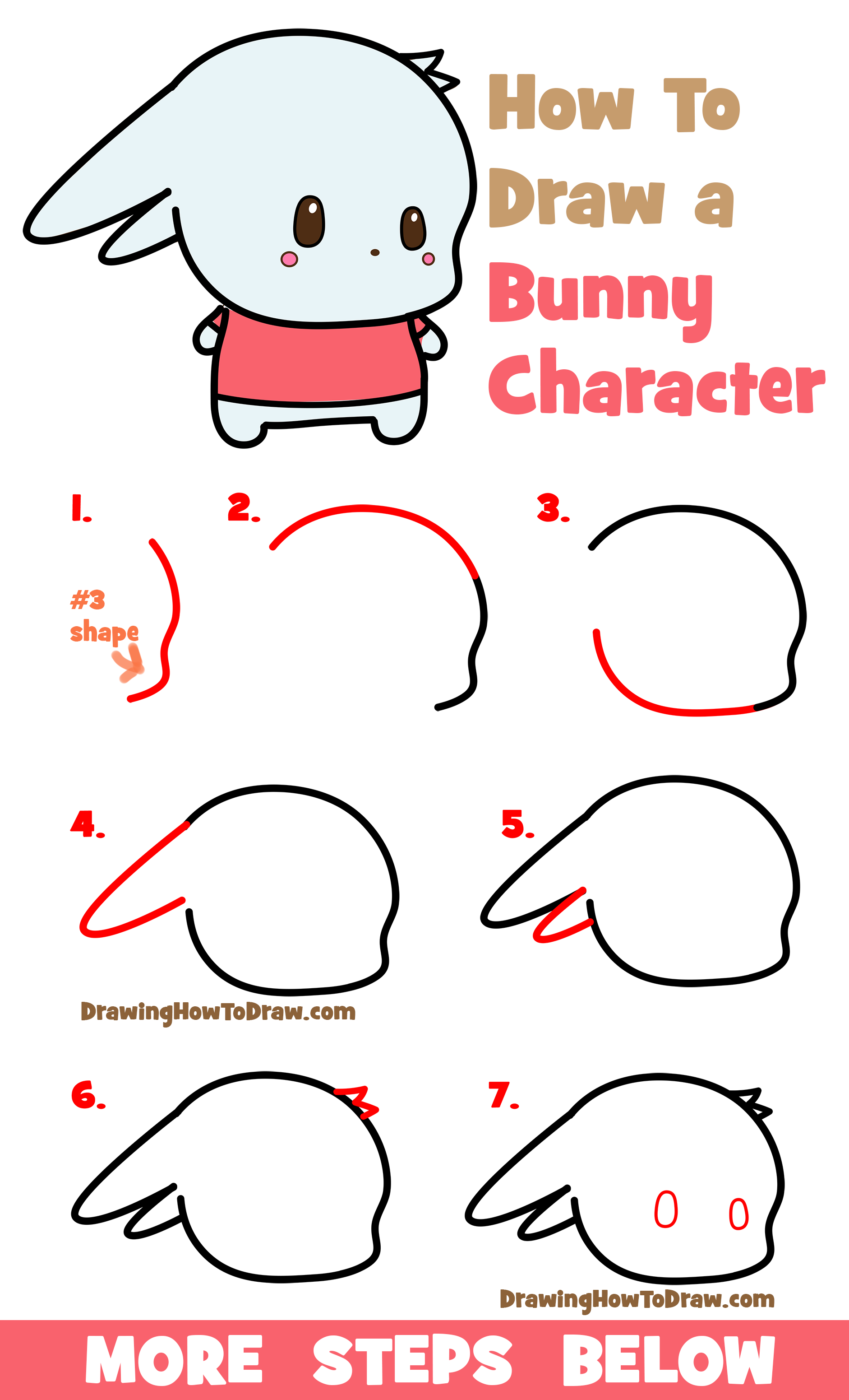 How To Draw A Bunny, Kawaii Art Style