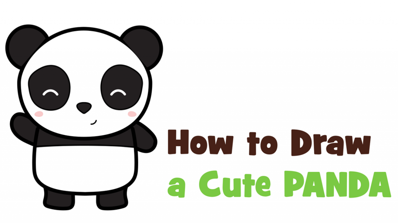 HOW TO DRAW BEAR PANDA FOUND AND EASY / BEAUTIFUL DRAWINGS