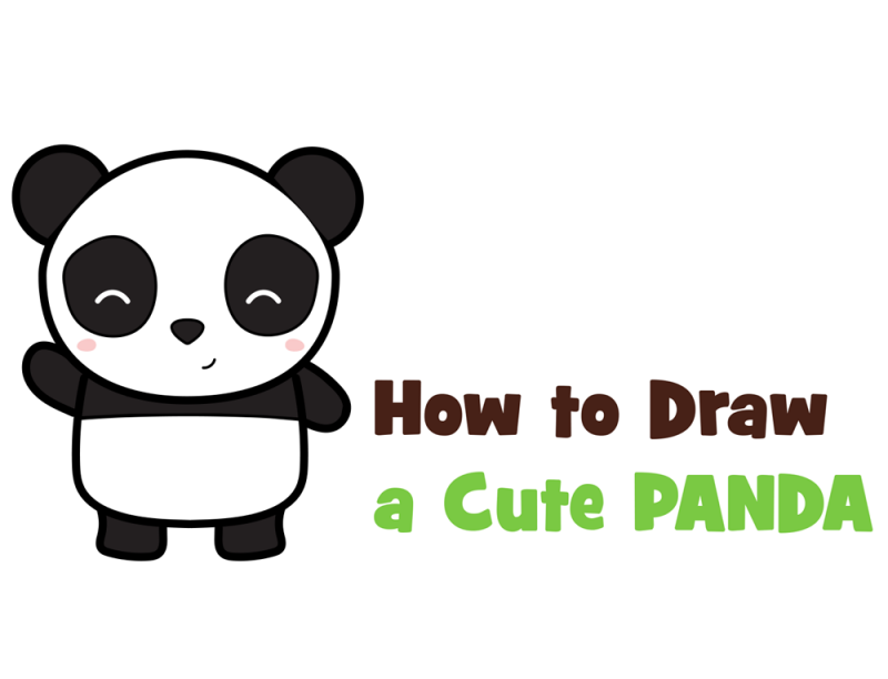 How to Draw Cute Cartoon Panda Bear Easy Step-by-Step Drawing Tutorial for  Kids - How to Draw Step by Step Drawing Tutorials