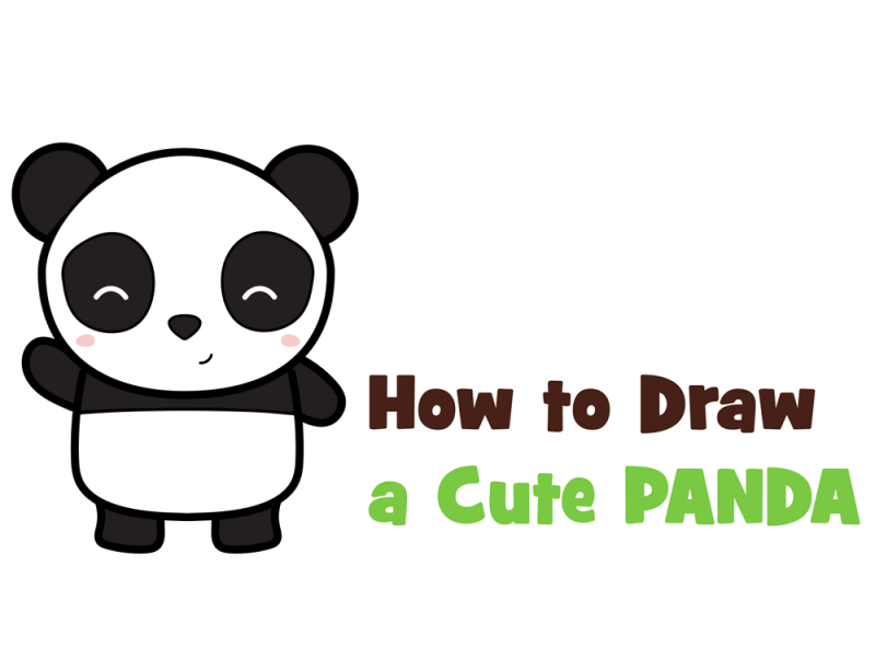 How to Draw Amazing Panda, Kawaii