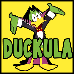 How to Draw Count Duckula (Daffy Duck dressed up like Dracula)