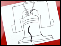 How to draw The Liberty Bell