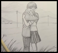 How to Draw People Hugging (Video)