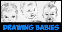 How to Draw Baby and Toddlers Heads in The Correct Proportions