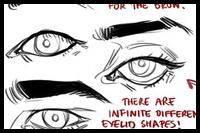 Here is a quick guide to drawing eyes.