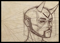 Drawing a Head in Perspective [Video]