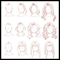 How To Draw Hair And The Human Face Drawing Tutorials