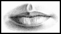 Drawing the Mouth with Pencil Portraits