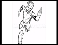 Draw Action & Drawing Figures & People Running, Walking, Jumping
