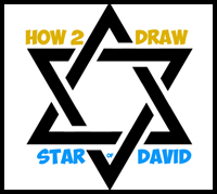 How to Draw a Fancy Star of David